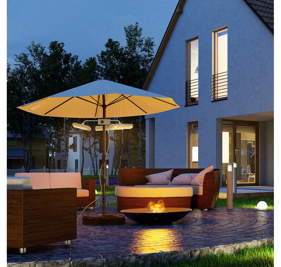 Image 993170_ALTMORE2.jpg, Product 993-170 / Price $179.99, Outsunny Electric Patio Heater with 3 Heating Panels and Ultra-low Glare from Outsunny on TSC.ca's department