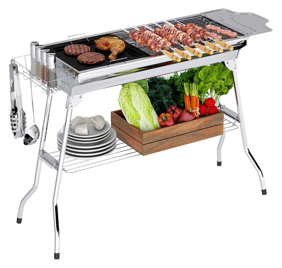 Image 993175.jpg, Product 993-175 / Price $84.99, Outsunny Portable Outdoor Charcoal BBQ Grill from Outsunny on TSC.ca's department