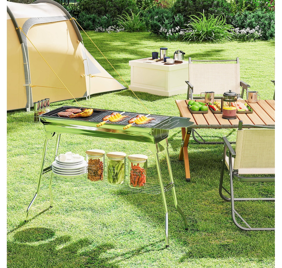 Image 993175_ALTMORE2.jpg, Product 993-175 / Price $84.99, Outsunny Portable Outdoor Charcoal BBQ Grill from Outsunny on TSC.ca's department