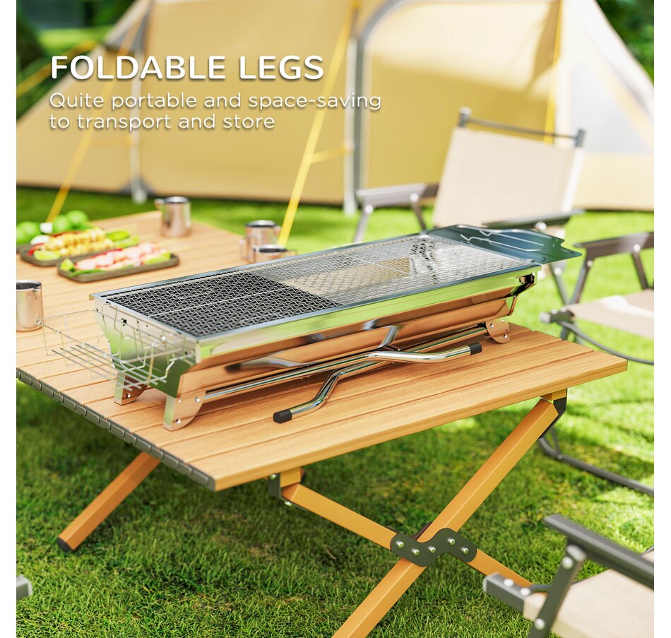 Image 993175_ALTMORE4.jpg, Product 993-175 / Price $84.99, Outsunny Portable Outdoor Charcoal BBQ Grill from Outsunny on TSC.ca's department