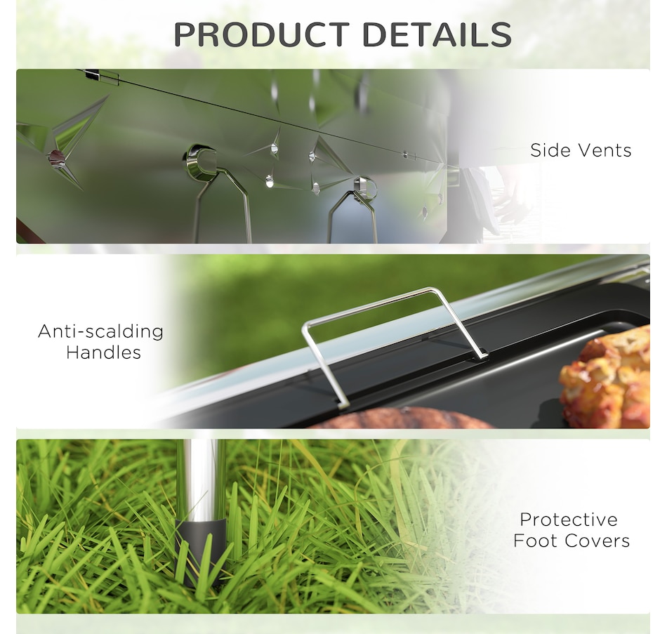 Image 993175_ALTMORE7.jpg, Product 993-175 / Price $84.99, Outsunny Portable Outdoor Charcoal BBQ Grill from Outsunny on TSC.ca's department