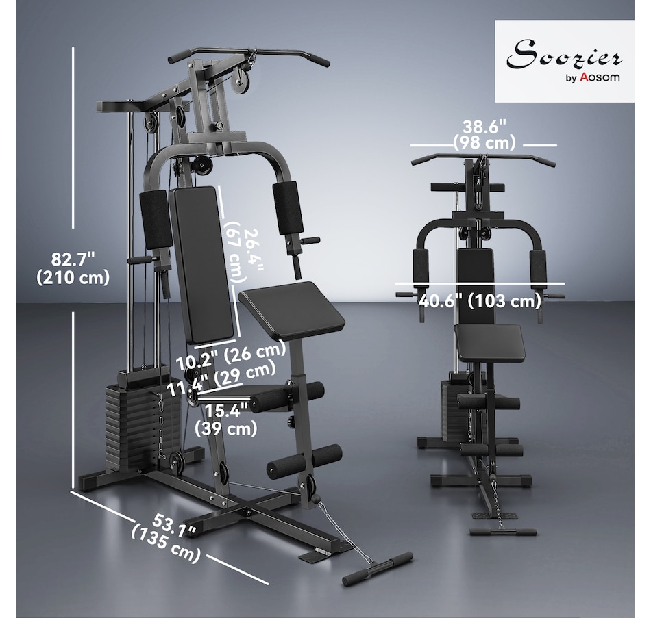 Image 993208_ALTMORE18.jpg, Product 993-208 / Price $549.99, Soozier Home Gym Equipment Weight Training Machine from Soozier on TSC.ca's Health & Fitness department
