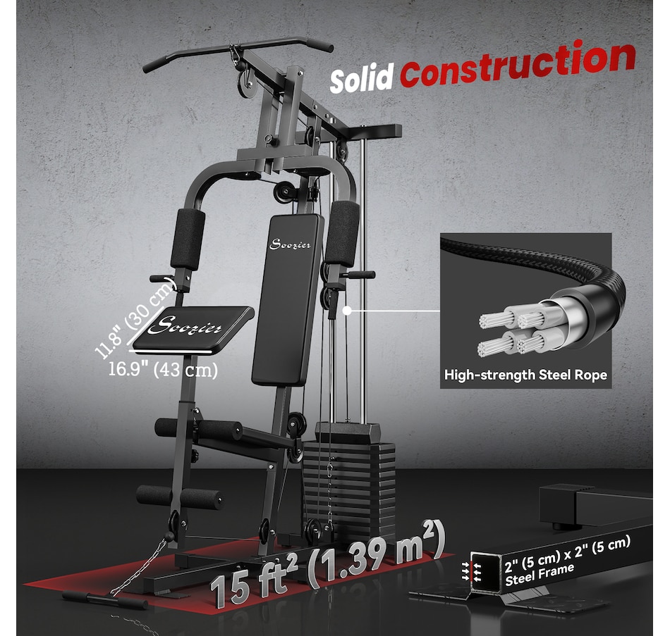 Image 993208_ALTMORE32.jpg, Product 993-208 / Price $549.99, Soozier Home Gym Equipment Weight Training Machine from Soozier on TSC.ca's Health & Fitness department