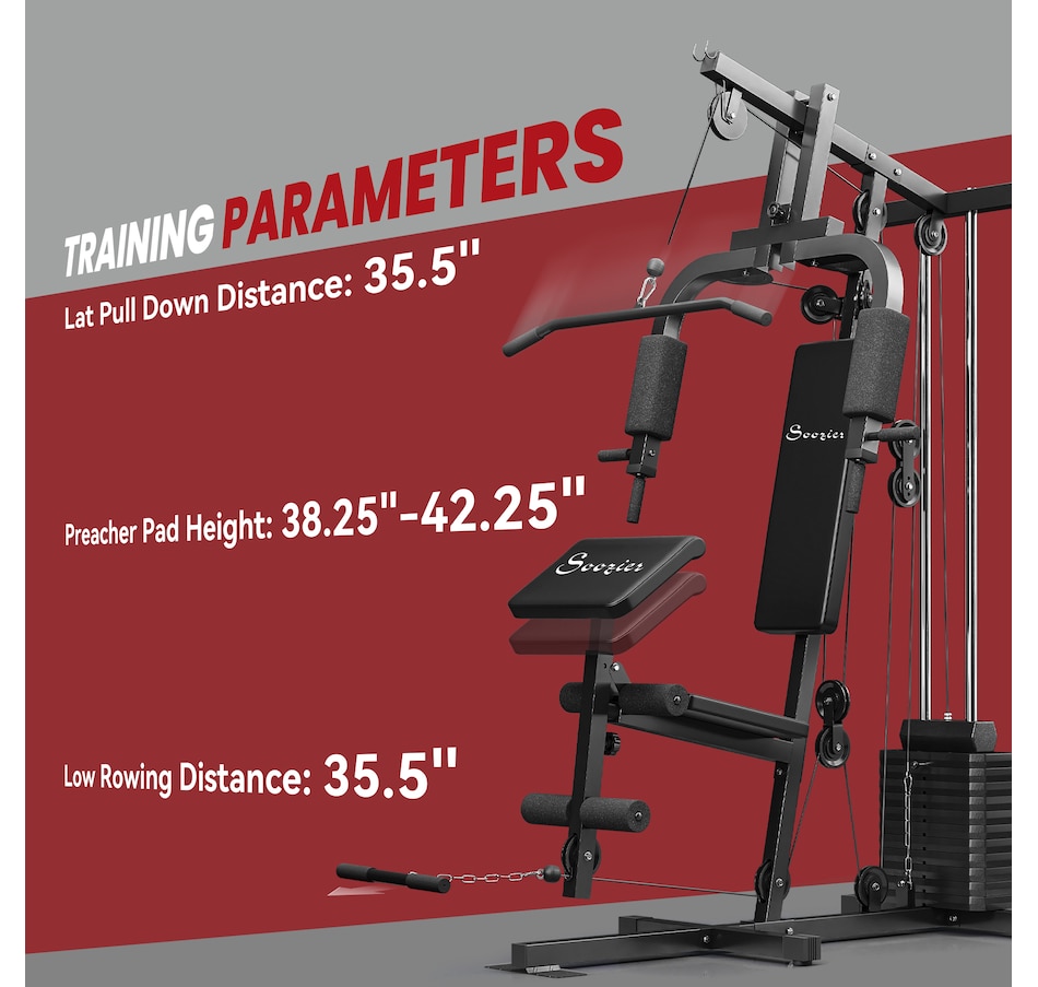 Image 993208_ALTMORE33.jpg, Product 993-208 / Price $549.99, Soozier Home Gym Equipment Weight Training Machine from Soozier on TSC.ca's Health & Fitness department