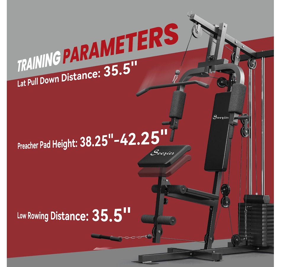 Image 993208_ALTMORE36.jpg, Product 993-208 / Price $549.99 - $559.99, Soozier Home Gym Equipment Weight Training Machine from Soozier on TSC.ca's Health & Fitness department