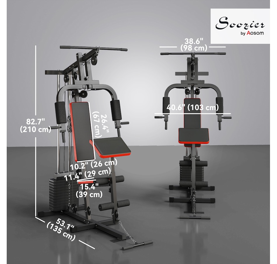 Image 993208_ALTMORE40.jpg, Product 993-208 / Price $549.99 - $559.99, Soozier Home Gym Equipment Weight Training Machine from Soozier on TSC.ca's Health & Fitness department