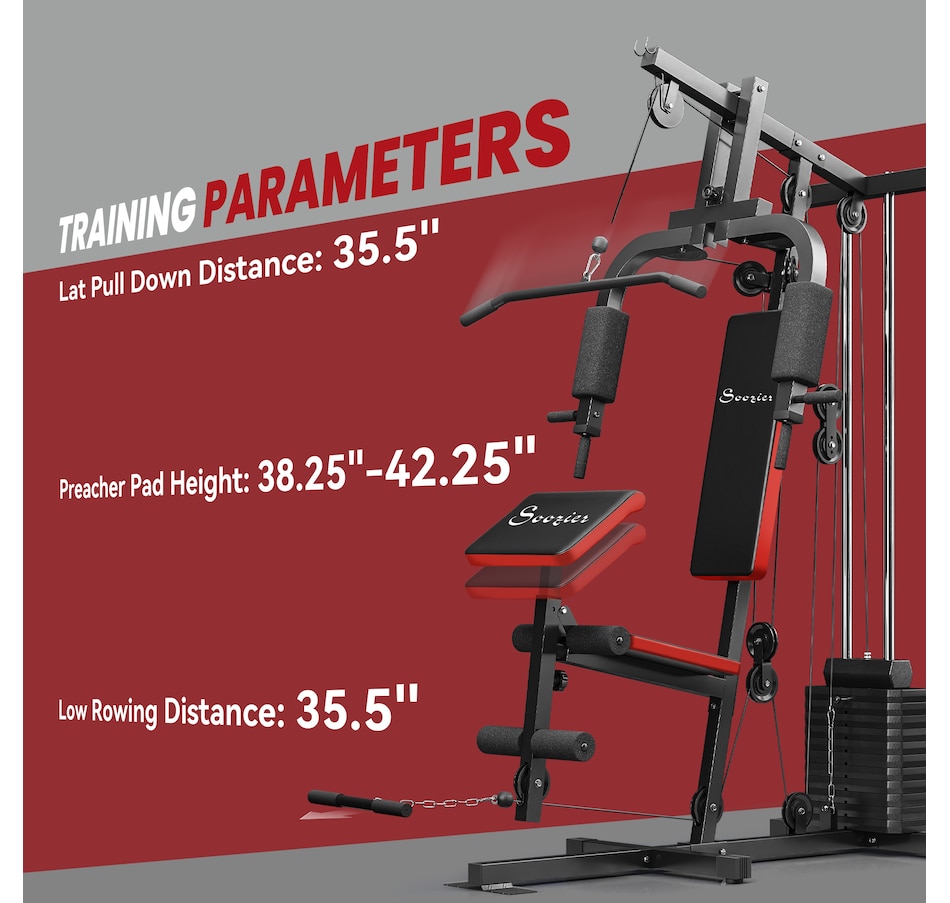 Image 993208_ALTMORE43.jpg, Product 993-208 / Price $549.99 - $559.99, Soozier Home Gym Equipment Weight Training Machine from Soozier on TSC.ca's Health & Fitness department