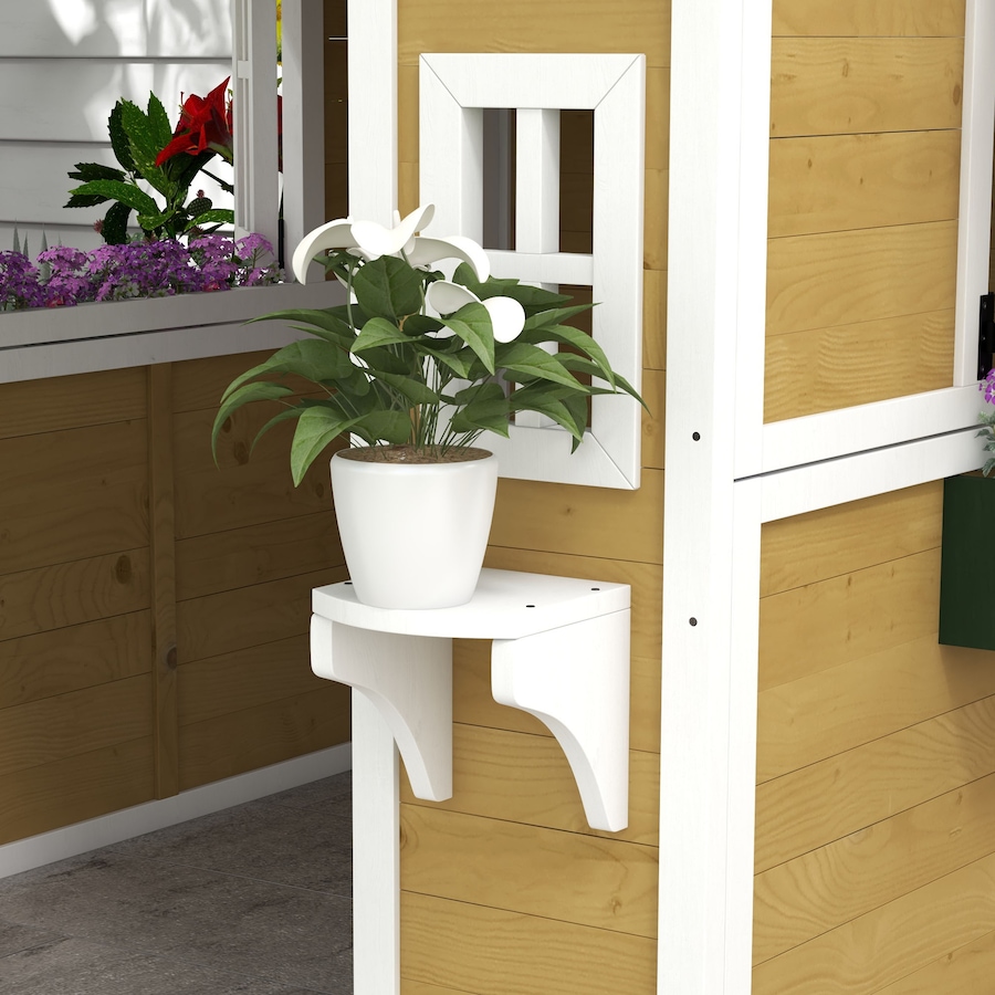 Image 993212_ALTMORE9.jpg, Product 993-212 / Price $309.99, Outsunny Playhouse for Kids, Outdoor Wooden Playhouse for Backyard, Beige from Outsunny on TSC.ca's Home & Garden department