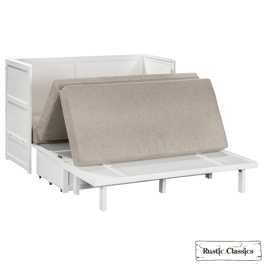 Image 993224_ALTMORE18.jpg, Product 993-224 / Price $2,179.99, Rustic Classics Stow Queen Size Murphy Bed Cabinet with Gel Memory Foam Mattress from Rustic Classics on TSC.ca's Home & Garden department