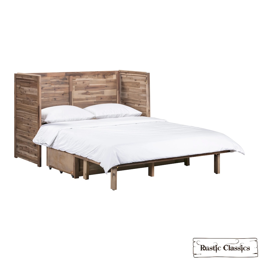 Image 993224_ALTMORE3.jpg, Product 993-224 / Price $2,179.99, Rustic Classics Stow Queen Size Murphy Bed Cabinet with Gel Memory Foam Mattress from Rustic Classics on TSC.ca's Home & Garden department