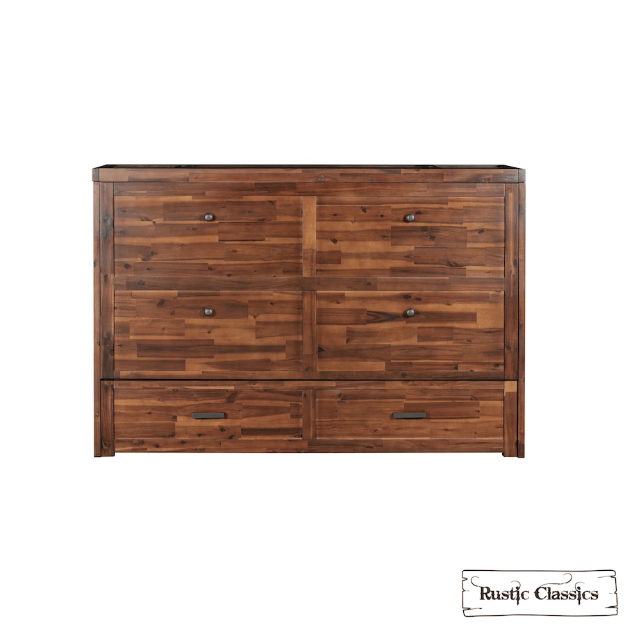 Image 993224_ALTMORE34.jpg, Product 993-224 / Price $2,179.99, Rustic Classics Stow Queen Size Murphy Bed Cabinet with Gel Memory Foam Mattress from Rustic Classics on TSC.ca's Home & Garden department
