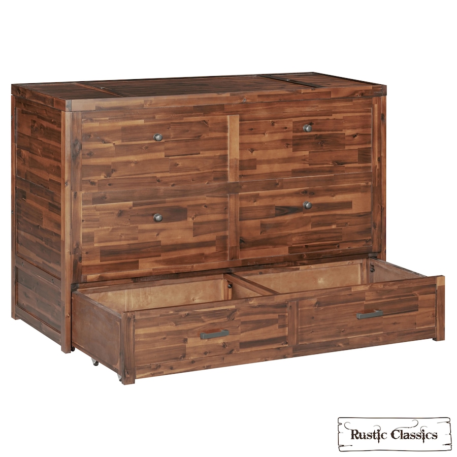 Image 993224_ALTMORE36.jpg, Product 993-224 / Price $2,179.99, Rustic Classics Stow Queen Size Murphy Bed Cabinet with Gel Memory Foam Mattress from Rustic Classics on TSC.ca's Home & Garden department