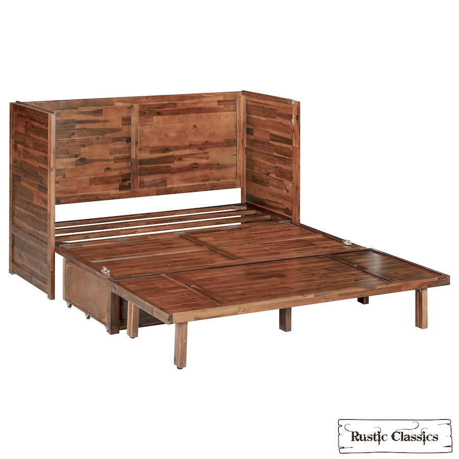 Image 993224_ALTMORE37.jpg, Product 993-224 / Price $2,179.99, Rustic Classics Stow Queen Size Murphy Bed Cabinet with Gel Memory Foam Mattress from Rustic Classics on TSC.ca's Home & Garden department