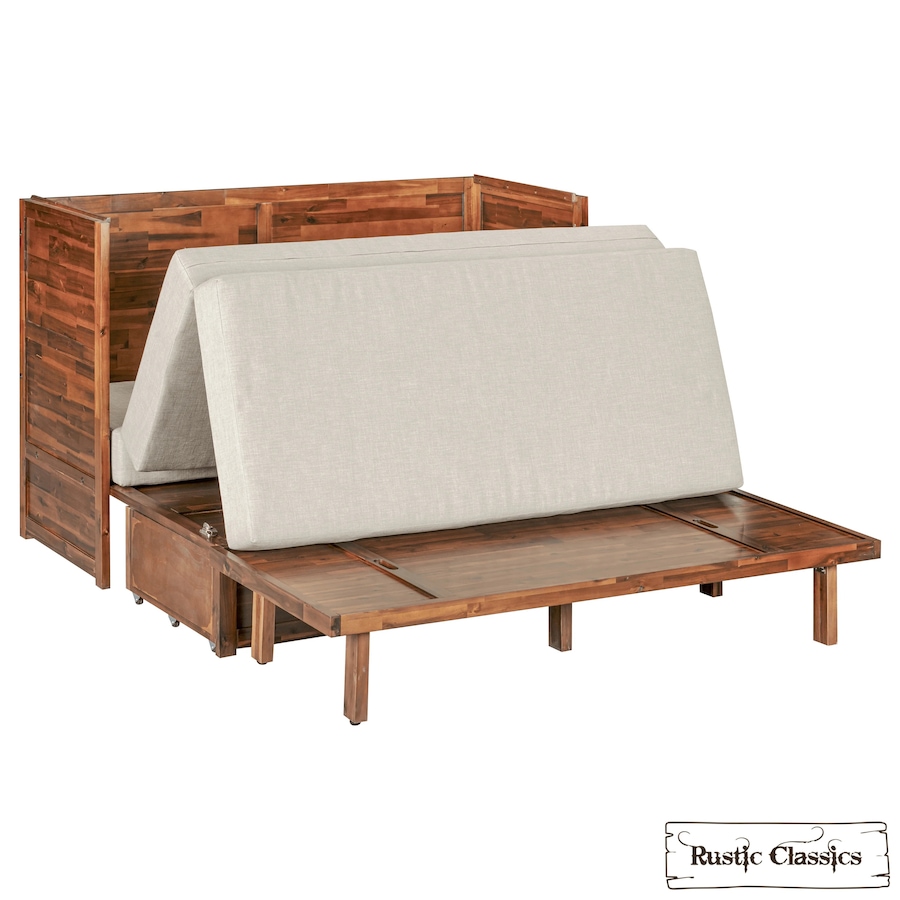 Image 993224_ALTMORE38.jpg, Product 993-224 / Price $2,179.99, Rustic Classics Stow Queen Size Murphy Bed Cabinet with Gel Memory Foam Mattress from Rustic Classics on TSC.ca's Home & Garden department