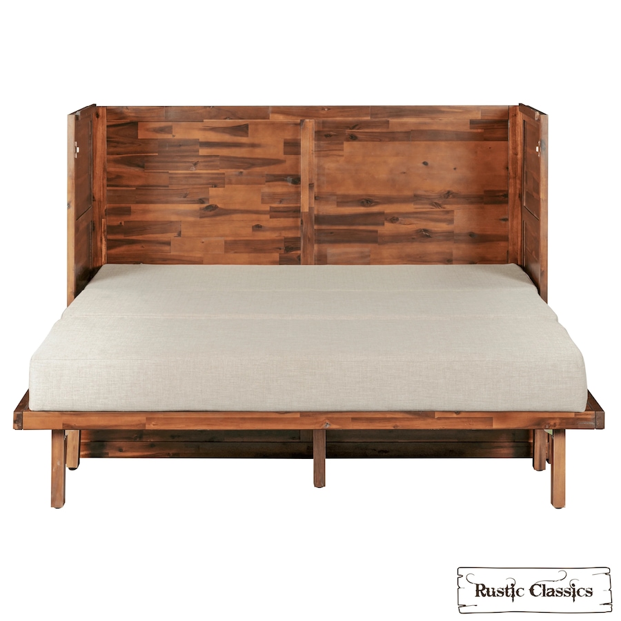 Image 993224_ALTMORE40.jpg, Product 993-224 / Price $2,179.99, Rustic Classics Stow Queen Size Murphy Bed Cabinet with Gel Memory Foam Mattress from Rustic Classics on TSC.ca's Home & Garden department