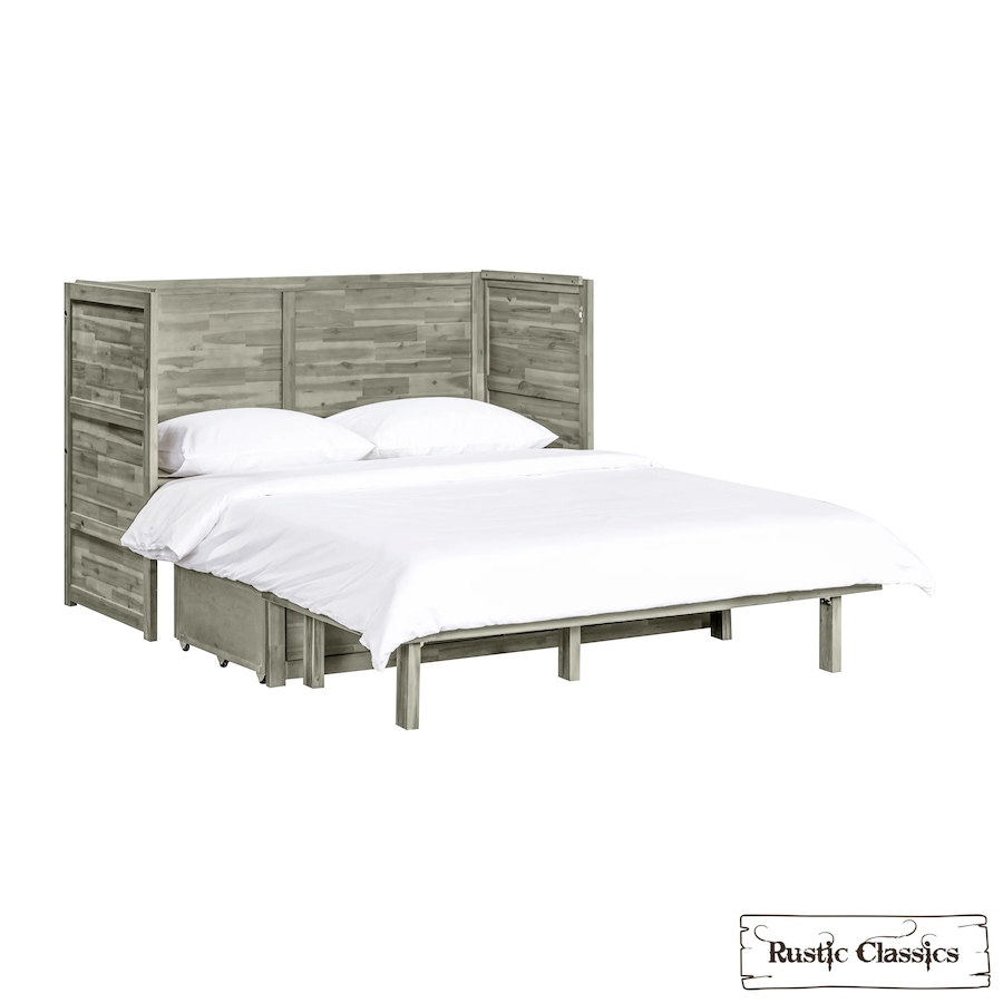 Image 993224_ALTMORE49.jpg, Product 993-224 / Price $2,179.99, Rustic Classics Stow Queen Size Murphy Bed Cabinet with Gel Memory Foam Mattress from Rustic Classics on TSC.ca's Home & Garden department