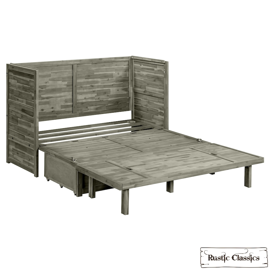 Image 993224_ALTMORE53.jpg, Product 993-224 / Price $2,179.99, Rustic Classics Stow Queen Size Murphy Bed Cabinet with Gel Memory Foam Mattress from Rustic Classics on TSC.ca's Home & Garden department