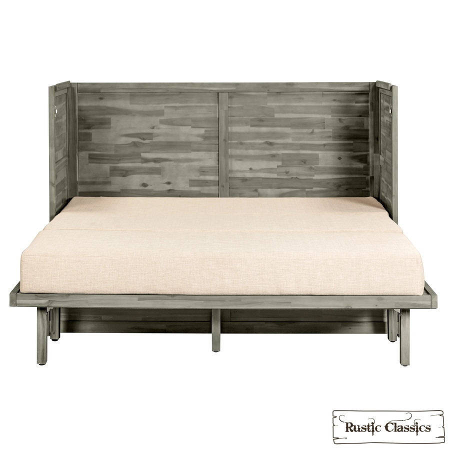 Image 993224_ALTMORE56.jpg, Product 993-224 / Price $2,179.99, Rustic Classics Stow Queen Size Murphy Bed Cabinet with Gel Memory Foam Mattress from Rustic Classics on TSC.ca's Home & Garden department