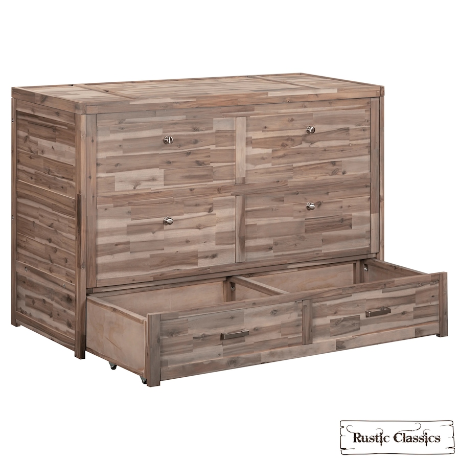 Image 993224_ALTMORE6.jpg, Product 993-224 / Price $2,179.99, Rustic Classics Stow Queen Size Murphy Bed Cabinet with Gel Memory Foam Mattress from Rustic Classics on TSC.ca's Home & Garden department
