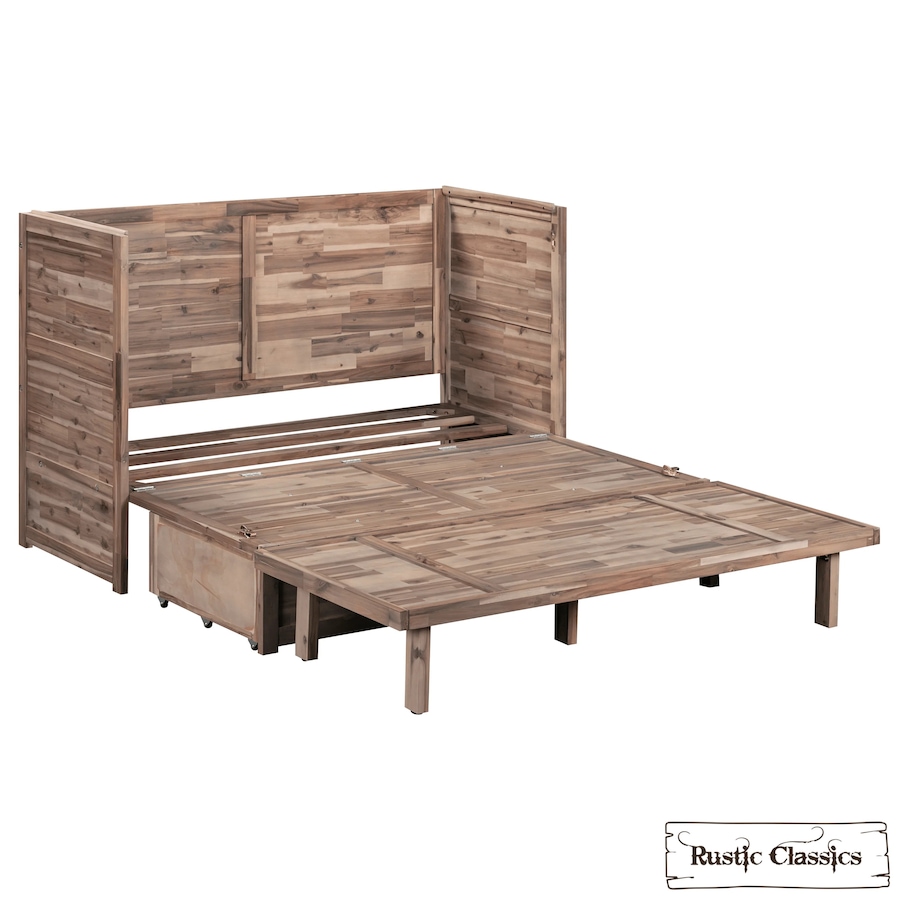 Image 993224_ALTMORE7.jpg, Product 993-224 / Price $2,179.99, Rustic Classics Stow Queen Size Murphy Bed Cabinet with Gel Memory Foam Mattress from Rustic Classics on TSC.ca's Home & Garden department