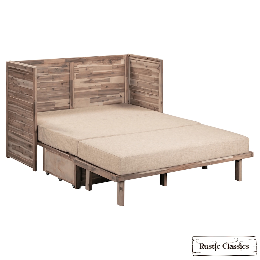 Image 993224_ALTMORE9.jpg, Product 993-224 / Price $2,179.99, Rustic Classics Stow Queen Size Murphy Bed Cabinet with Gel Memory Foam Mattress from Rustic Classics on TSC.ca's Home & Garden department