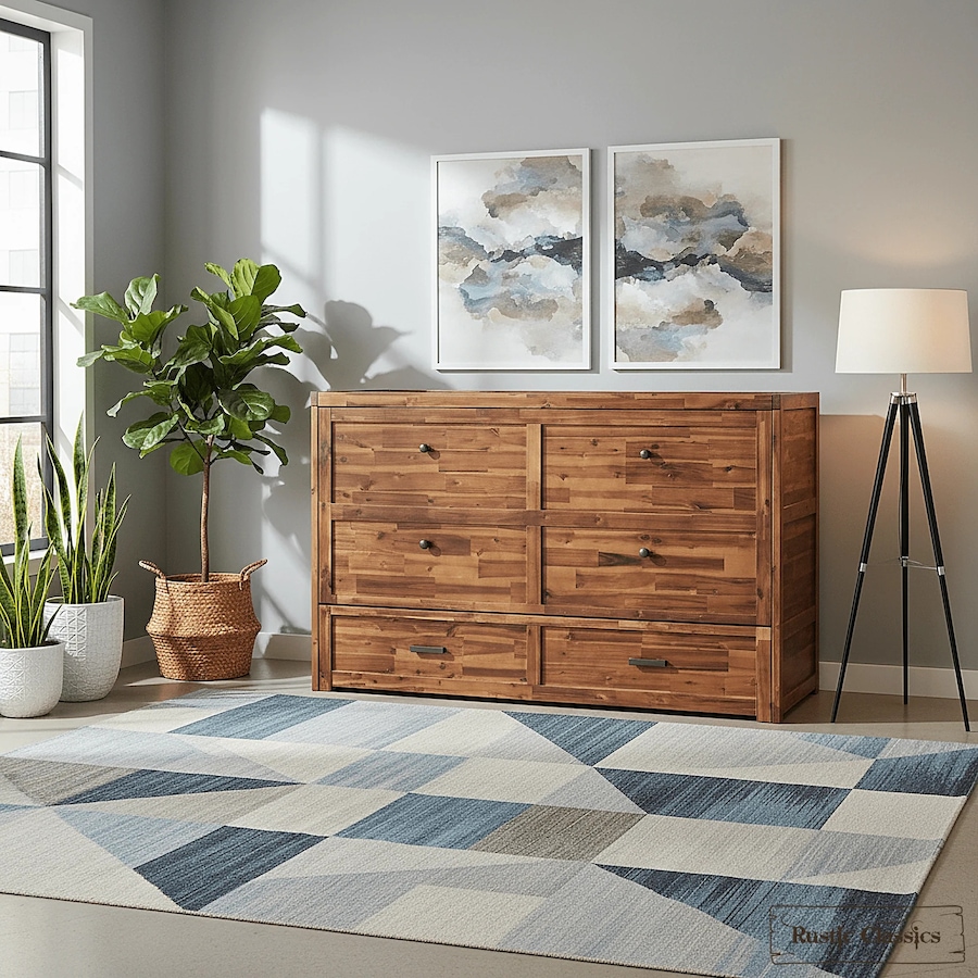 Image 993224_ST04.jpg, Product 993-224 / Price $2,179.99, Rustic Classics Stow Queen Size Murphy Bed Cabinet with Gel Memory Foam Mattress from Rustic Classics on TSC.ca's Home & Garden department