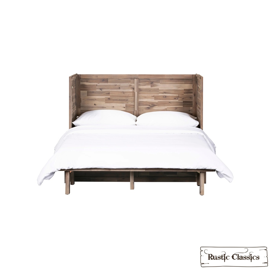 Image 993225_ALTMORE12.jpg, Product 993-225 / Price $2,069.99, Rustic Classics Stow Full Size Murphy Bed Cabinet with Gel Memory Foam Mattress from Rustic Classics on TSC.ca's Home & Garden department