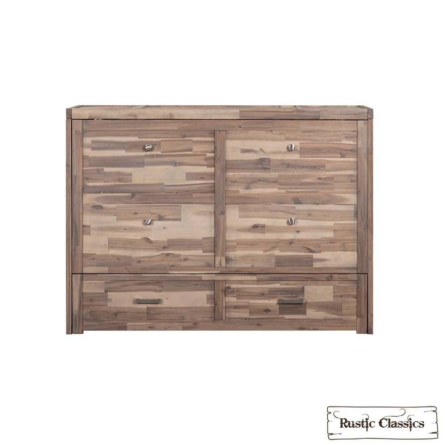 Image 993225_ALTMORE14.jpg, Product 993-225 / Price $2,069.99, Rustic Classics Stow Full Size Murphy Bed Cabinet with Gel Memory Foam Mattress from Rustic Classics on TSC.ca's Home & Garden department