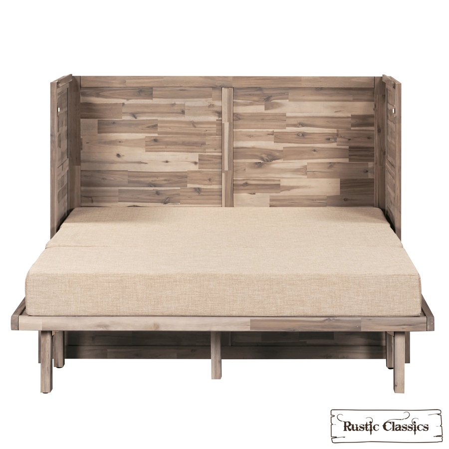Image 993225_ALTMORE20.jpg, Product 993-225 / Price $2,069.99, Rustic Classics Stow Full Size Murphy Bed Cabinet with Gel Memory Foam Mattress from Rustic Classics on TSC.ca's Home & Garden department