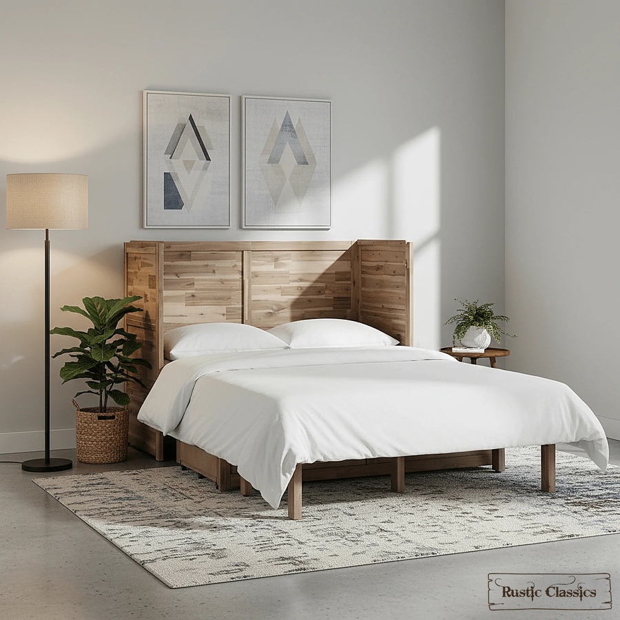 Image 993225_ALTMORE42.jpg, Product 993-225 / Price $2,069.99, Rustic Classics Stow Full Size Murphy Bed Cabinet with Gel Memory Foam Mattress from Rustic Classics on TSC.ca's Home & Garden department