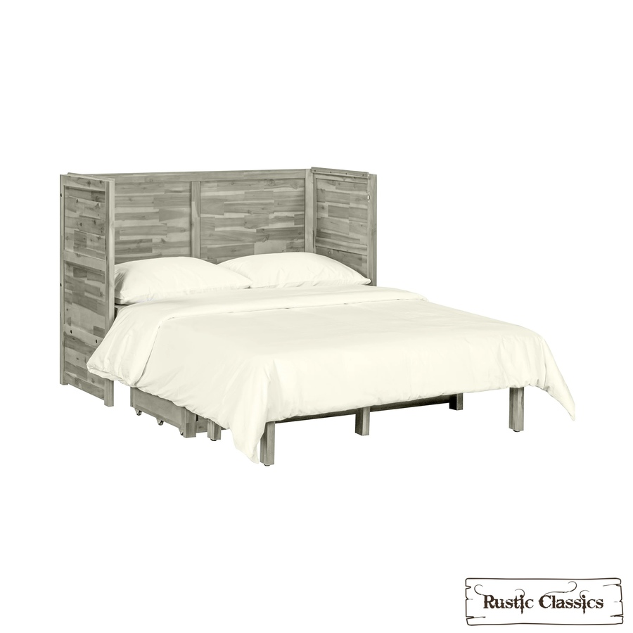 Image 993225_ALTMORE49.jpg, Product 993-225 / Price $2,069.99, Rustic Classics Stow Full Size Murphy Bed Cabinet with Gel Memory Foam Mattress from Rustic Classics on TSC.ca's Home & Garden department