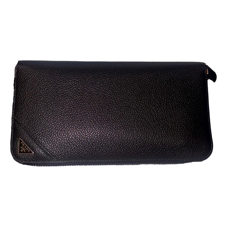 Image 993228_ALTMORE14.jpg, Product 993-228 / Price $1,582.00, Prada Vitello Micro Grain Long Black Zip Around Continental Wallet Triangle Logo from Prada on TSC.ca's Fashion department