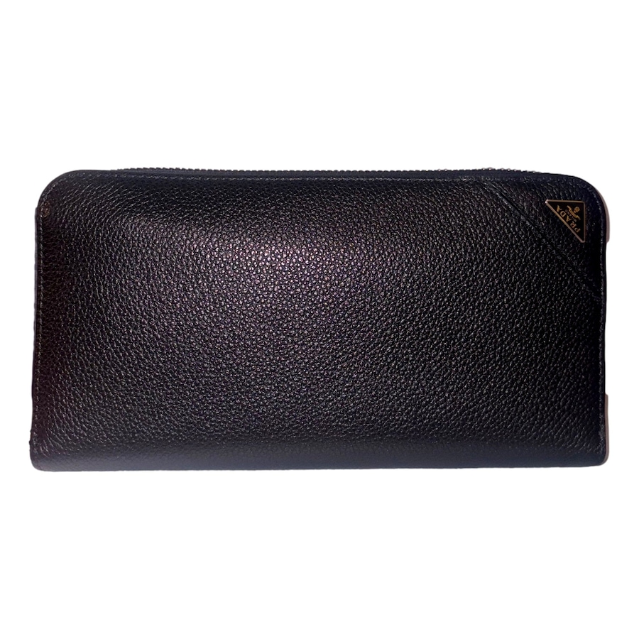 Image 993228_ST01.jpg, Product 993-228 / Price $1,582.00, Prada Vitello Micro Grain Long Black Zip Around Continental Wallet Triangle Logo from Prada on TSC.ca's Fashion department