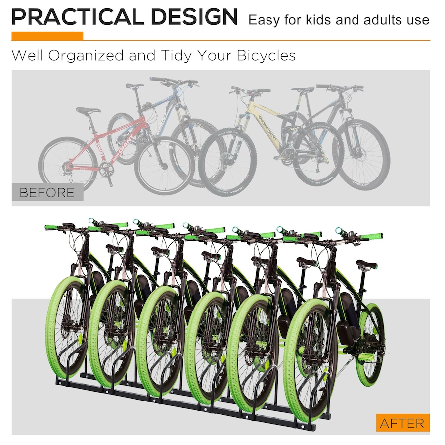 Image 993237_ALTMORE6.jpg, Product 993-237 / Price $66.99 - $79.99, Soozier Bicycle Floor Parking Rack for Indoor and Outdoor Use from Soozier on TSC.ca's Home & Garden department