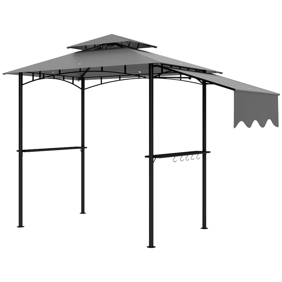 Image 993247_ST01.jpg, Product 993-247 / Price $129.99, Outsunny 8' x 5' Grill Gazebo, Double Tiered Barbecue Gazebo, Khaki from Outsunny on TSC.ca's Home & Garden department