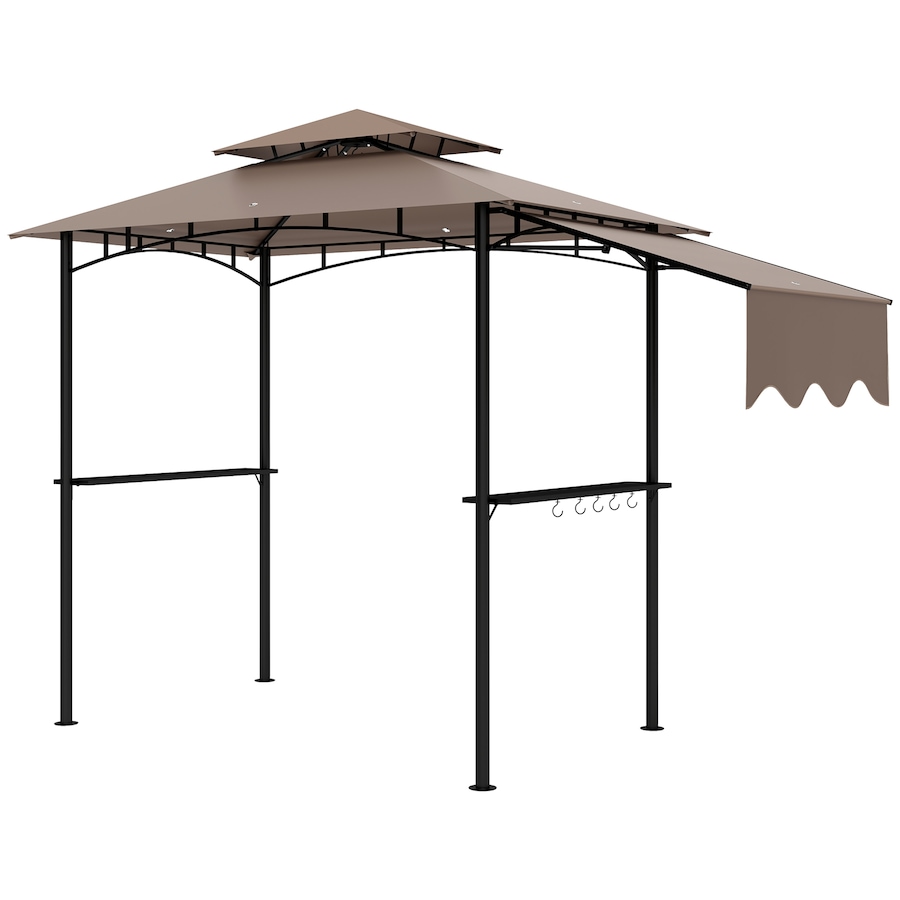 Image 993247_ST02.jpg, Product 993-247 / Price $129.99, Outsunny 8' x 5' Grill Gazebo, Double Tiered Barbecue Gazebo, Khaki from Outsunny on TSC.ca's Home & Garden department