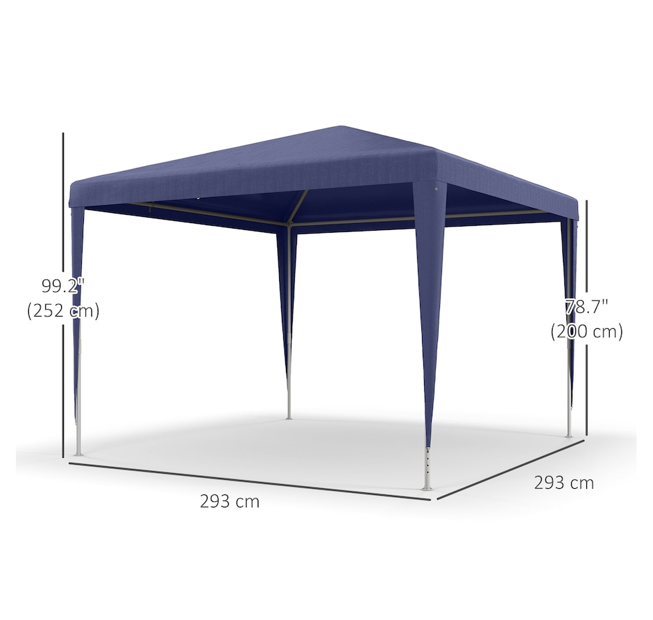 Image 993250_ALTMORE26.jpg, Product 993-250 / Price $74.99, Outsunny 10x10ft Party Tent Portable Gazebo from Outsunny on TSC.ca's Home & Garden department