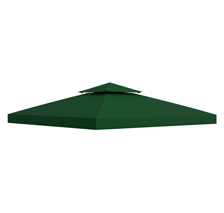 Image 993258_ST01.png, Product 993-258 / Price $57.99 - $69.99, Outsunny 10' x 10' Square 2-Tier Gazebo Canopy from Outsunny on TSC.ca's Home & Garden department