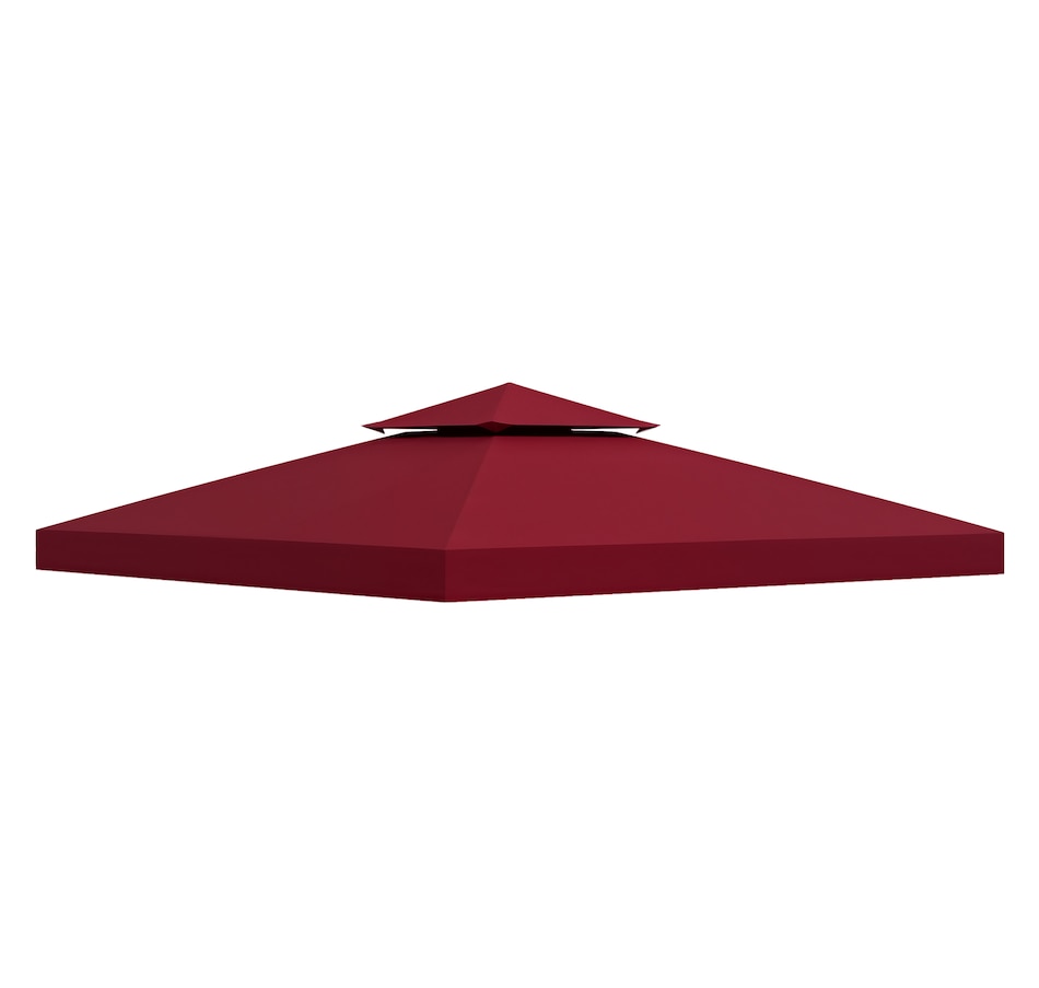 Image 993258_ST04.png, Product 993-258 / Price $57.99 - $69.99, Outsunny 10' x 10' Square 2-Tier Gazebo Canopy from Outsunny on TSC.ca's Home & Garden department