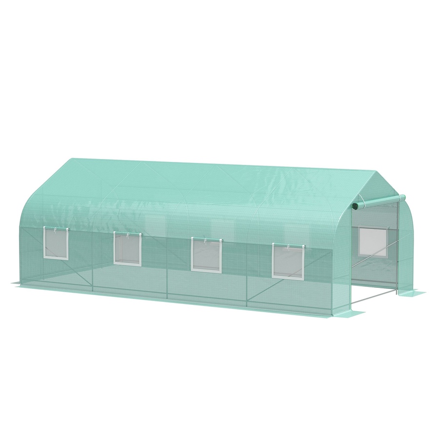 Image 993263_ST01.jpg, Product 993-263 / Price $206.99 - $216.99, Outsunny 20x10x7ft Walk-in Tunnel Greenhouse from Outsunny on TSC.ca's Home & Garden department