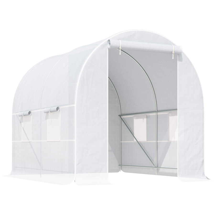 Image 993265_ST01.jpg, Product 993-265 / Price $106.99 - $133.99, Outsunny 8 x 6.6 x 6.6ft Walk-in Tunnel Greenhouse from Outsunny on TSC.ca's Home & Garden department