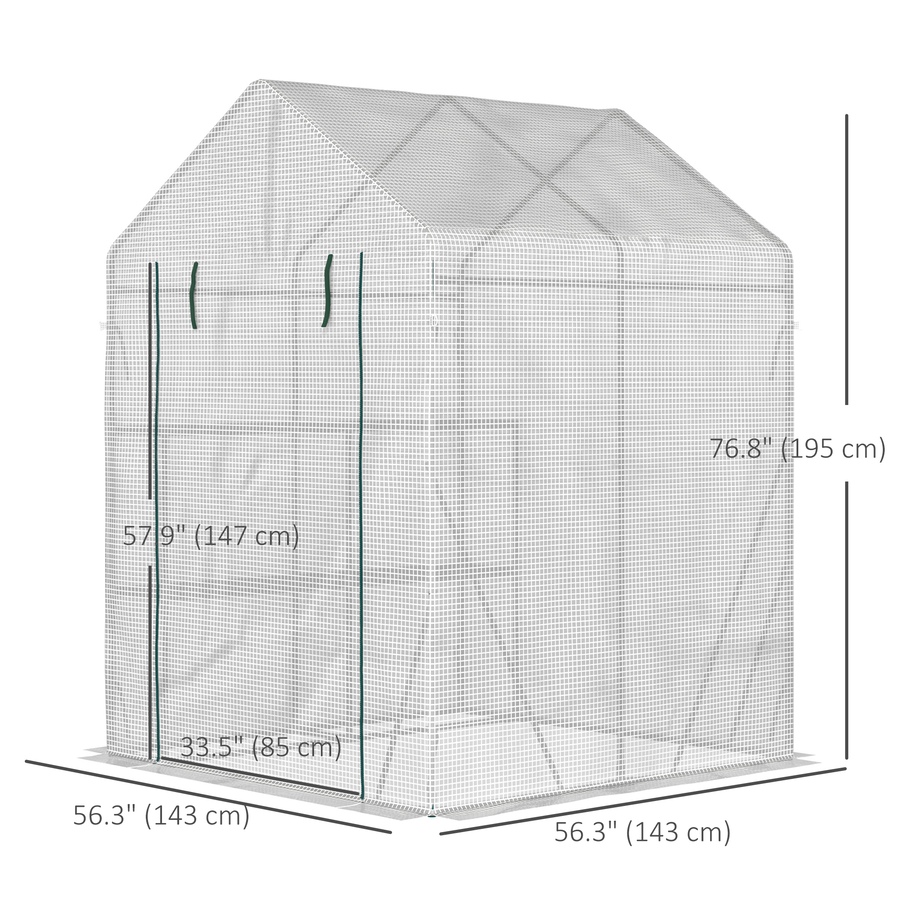Image 993275_ALTMORE10.jpg, Product 993-275 / Price $84.99, Outsunny Walk-in Greenhouse for Outdoor, Portable Gardening Plant Hot House from Outsunny on TSC.ca's Home & Garden department