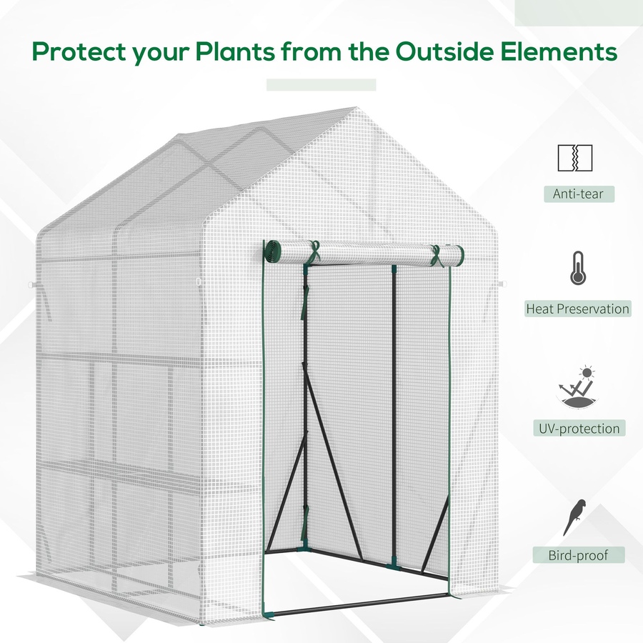 Image 993275_ALTMORE11.jpg, Product 993-275 / Price $84.99, Outsunny Walk-in Greenhouse for Outdoor, Portable Gardening Plant Hot House from Outsunny on TSC.ca's Home & Garden department