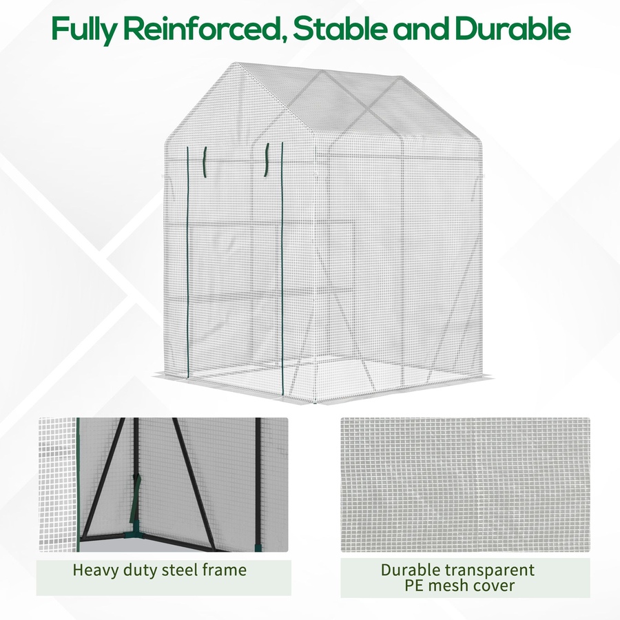 Image 993275_ALTMORE13.jpg, Product 993-275 / Price $84.99, Outsunny Walk-in Greenhouse for Outdoor, Portable Gardening Plant Hot House from Outsunny on TSC.ca's Home & Garden department