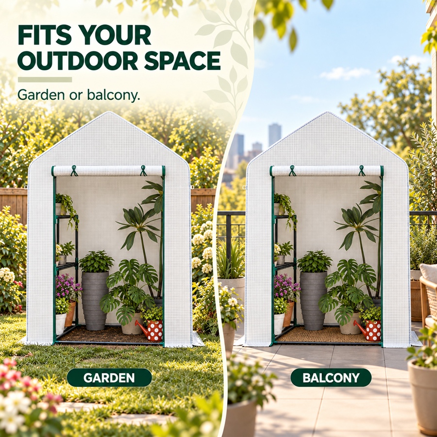 Image 993275_ALTMORE18.jpg, Product 993-275 / Price $84.99, Outsunny Walk-in Greenhouse for Outdoor, Portable Gardening Plant Hot House from Outsunny on TSC.ca's Home & Garden department