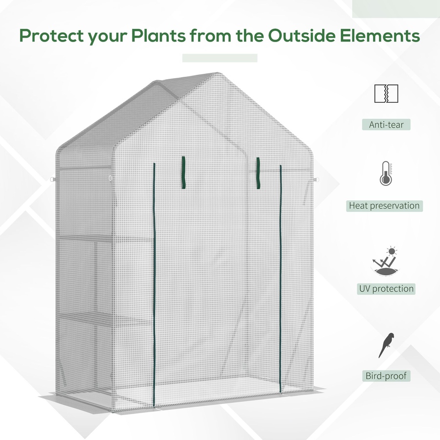 Image 993275_ALTMORE3.jpg, Product 993-275 / Price $84.99, Outsunny Walk-in Greenhouse for Outdoor, Portable Gardening Plant Hot House from Outsunny on TSC.ca's Home & Garden department