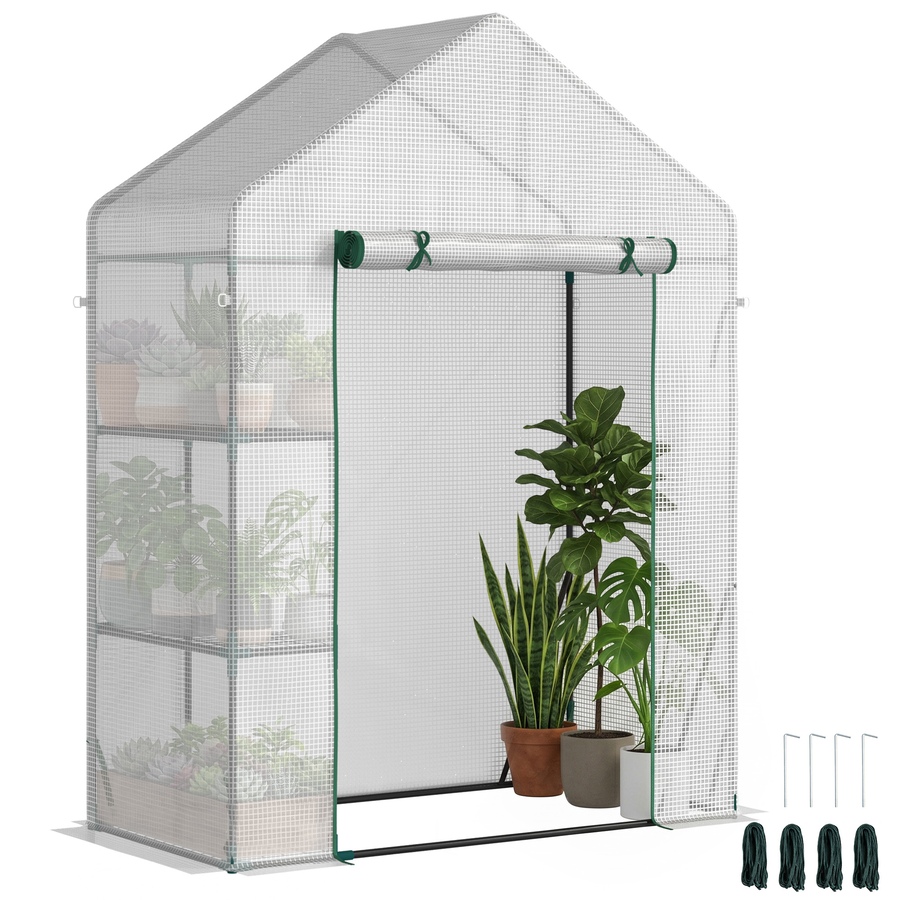 Image 993275_ST01.jpg, Product 993-275 / Price $84.99, Outsunny Walk-in Greenhouse for Outdoor, Portable Gardening Plant Hot House from Outsunny on TSC.ca's Home & Garden department