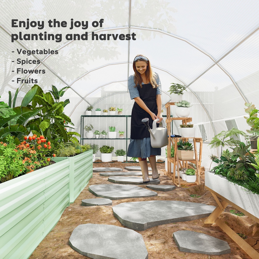 Image 993277_ALTMORE22.jpg, Product 993-277 / Price $269.99, Outsunny 26' x 10' x 6.6' Large Walk in Tunnel Greenhouse from Outsunny on TSC.ca's Home & Garden department