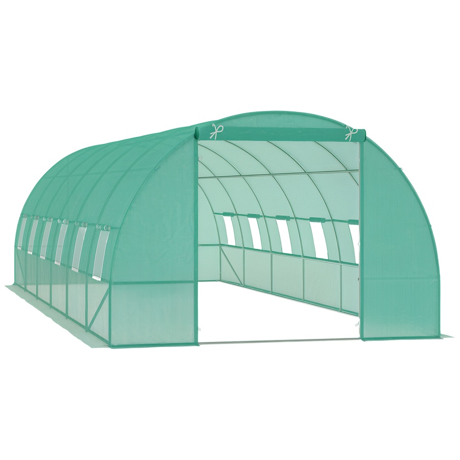 Image 993277_ST02.png, Product 993-277 / Price $269.99, Outsunny 26' x 10' x 6.6' Large Walk in Tunnel Greenhouse from Outsunny on TSC.ca's Home & Garden department