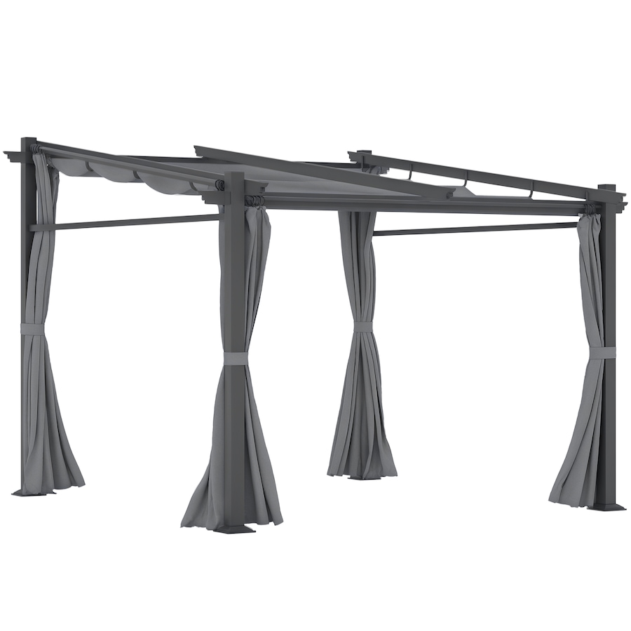 Image 993282_ST03.png, Product 993-282 / Price $339.99 - $364.99, Outsunny 10' x 10' Metal Pergola with Sliding Roof Canopy from Outsunny on TSC.ca's Home & Garden department
